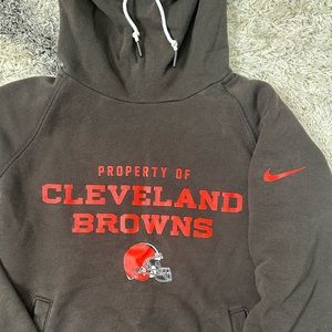 Nike Cleveland Browns hooded cowl neck sweatshirt